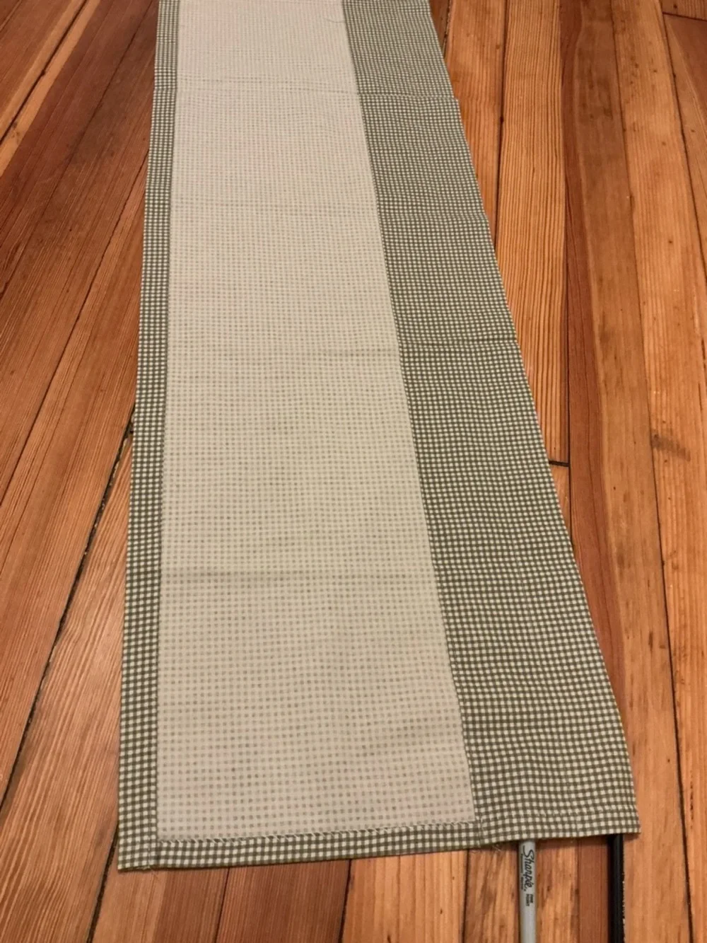 Vintage 100% Cotton Gingham Valance